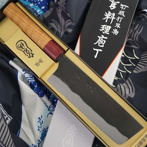 Nakiri Japanese kitchen knife Kajibe 16.5cm
