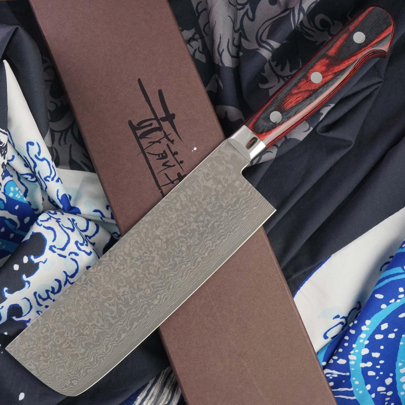 菜切り包丁 加藤義美 VG-10 ニッケルダマスカス 16.5 cm - Etsy 日本
