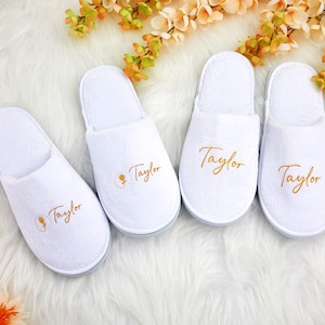 Personalized Slippers with Name,Custom Fluffy Slippers,Bride Slippers,Fluffy Bridesmaid Slippers,Christmas party slippers,Fluffy Slippers