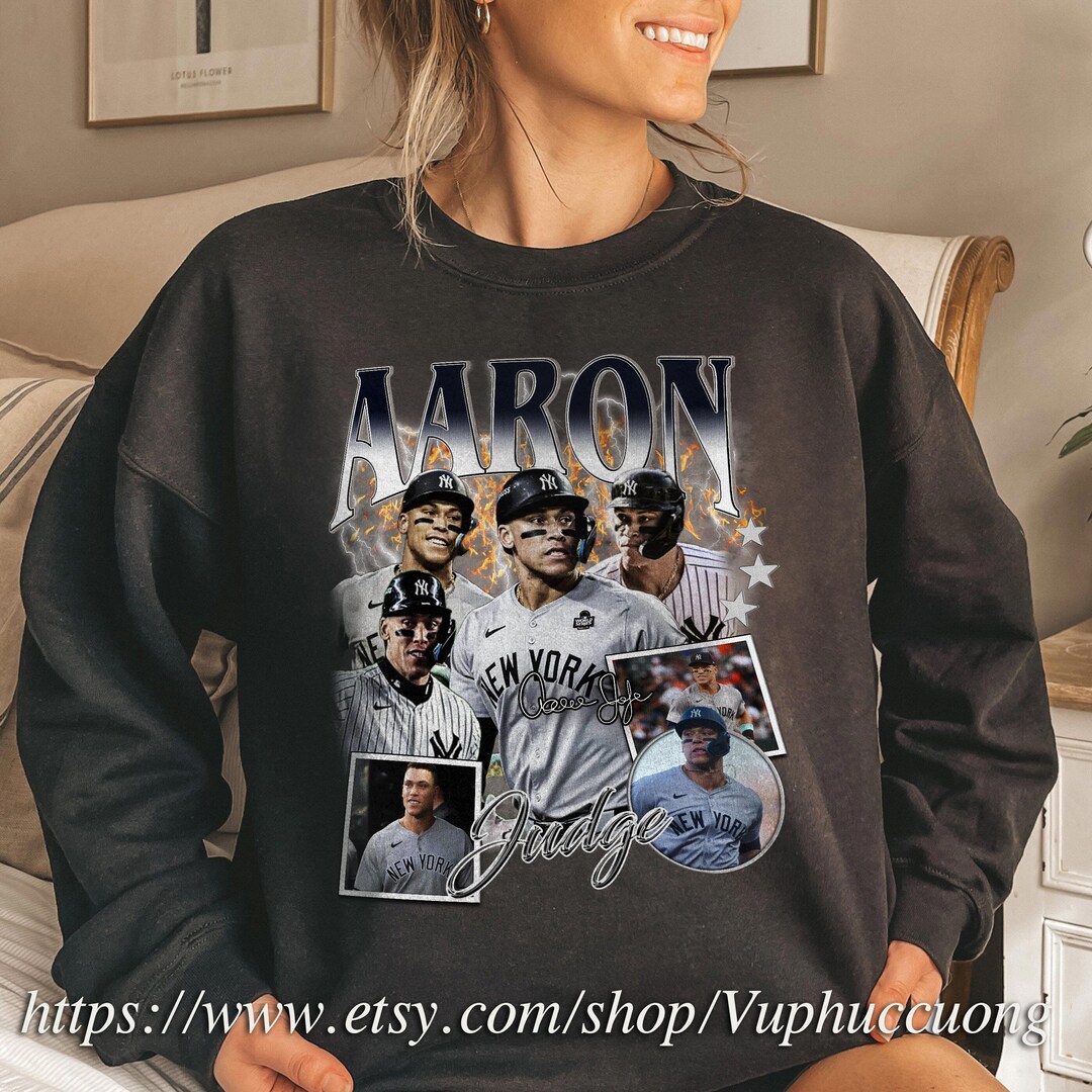 Vintage Aaron Judge Shirt MLB Fan, Custom Vintage Design, Unisex High ...