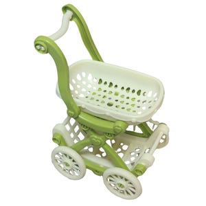 Wózek dziecięcy Olive Green Carriage Stroller Accessory dla lalek 11,5"
