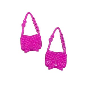 10stk. Rosa Schleife Geldbörsen-viele Stile, Größen, Farben-für 11,5 zoll Puppen