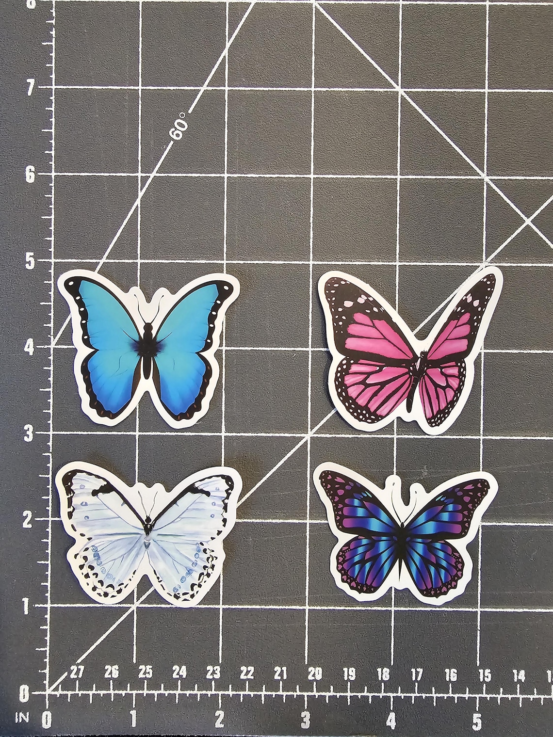 10 Pcs. Butterfly Vinyl Stickers - Set 1 - Etsy