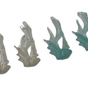 6 pairs of Ice Boots for Dolls-fits 11.5” dolls-Clear and Blue