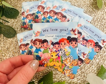 12er Pack Eternal Happiness 2026 Convention Sticker International Regionales Kinder Geschenk