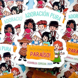 12 Pack 2025 Adoración Pura Asamblea Especial Stickers