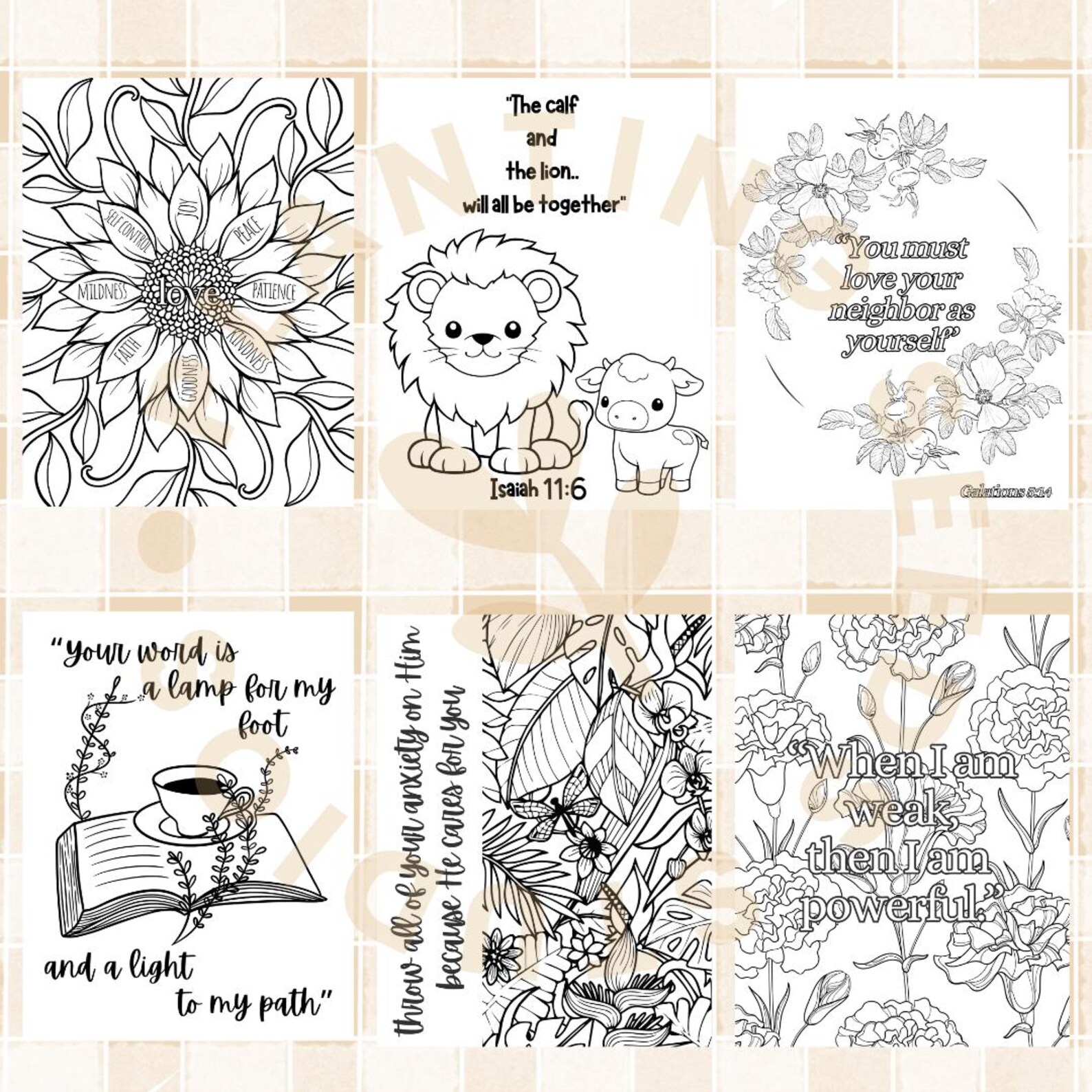 JW Coloring Pages Coloring Book With 25 Pages With Scriptures