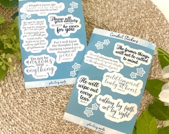 JW Comfort Scripture Sticker Sheet NWT