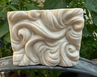 Natural Oatmeal Soap: Unscented, Vegan, Sensitive Skin