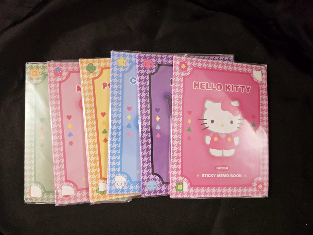 Hello Kitty and Friends Sticky Note Pad Book - Etsy