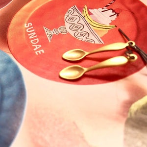 End Hunger Cause earrings- Sales of the spoon earrings proceeds donated to Alameda County Community Food Bank