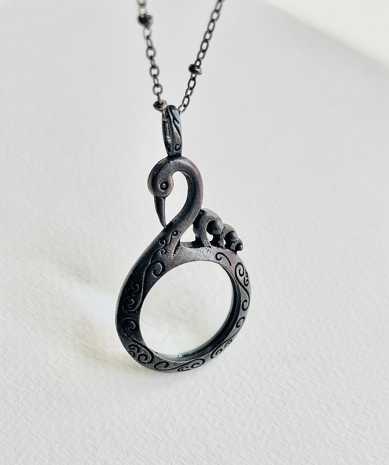 Keeper of the Lost Cities Black Swan Pendant Black Swan Etsy Singapore