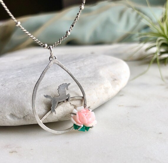Silver Unicorn Necklace – Ornamental Things