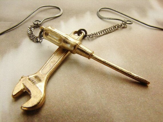 Screwdriver earrings sale