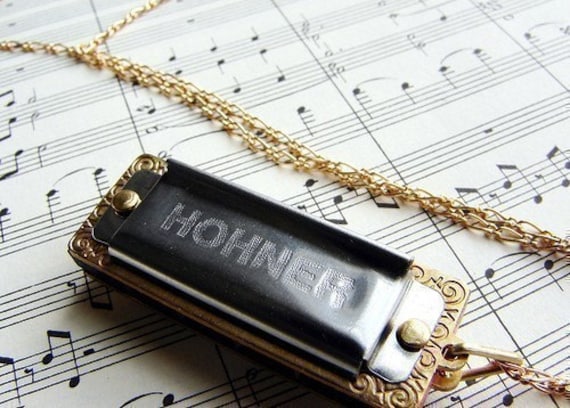 Little lady 2024 harmonica necklace
