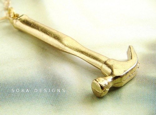 Hanger hamer bezet met zirkonia's - De Goud Winkel