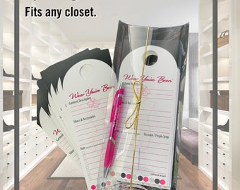 Wear You've Been® Hanger Tags - Gift Pack of 12 + Pen