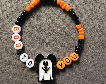 Halloween Mickey Mouse-kralenarmband – 6 inch, Ghost Party Favor