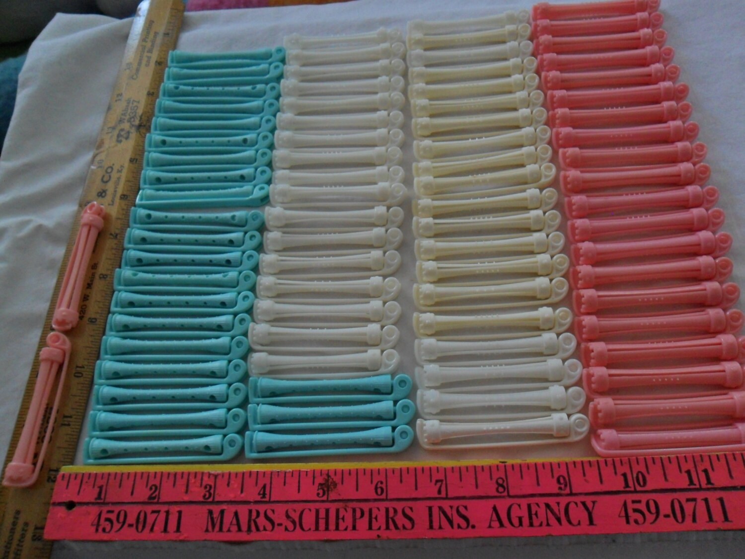 82 Vintage Swing Arm Perm Rods TONI and Numbered 2 Etsy