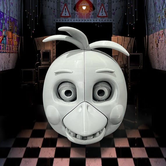 Toy Chica 着用可能なコスプレヘルメット Fnaf Five Nights At