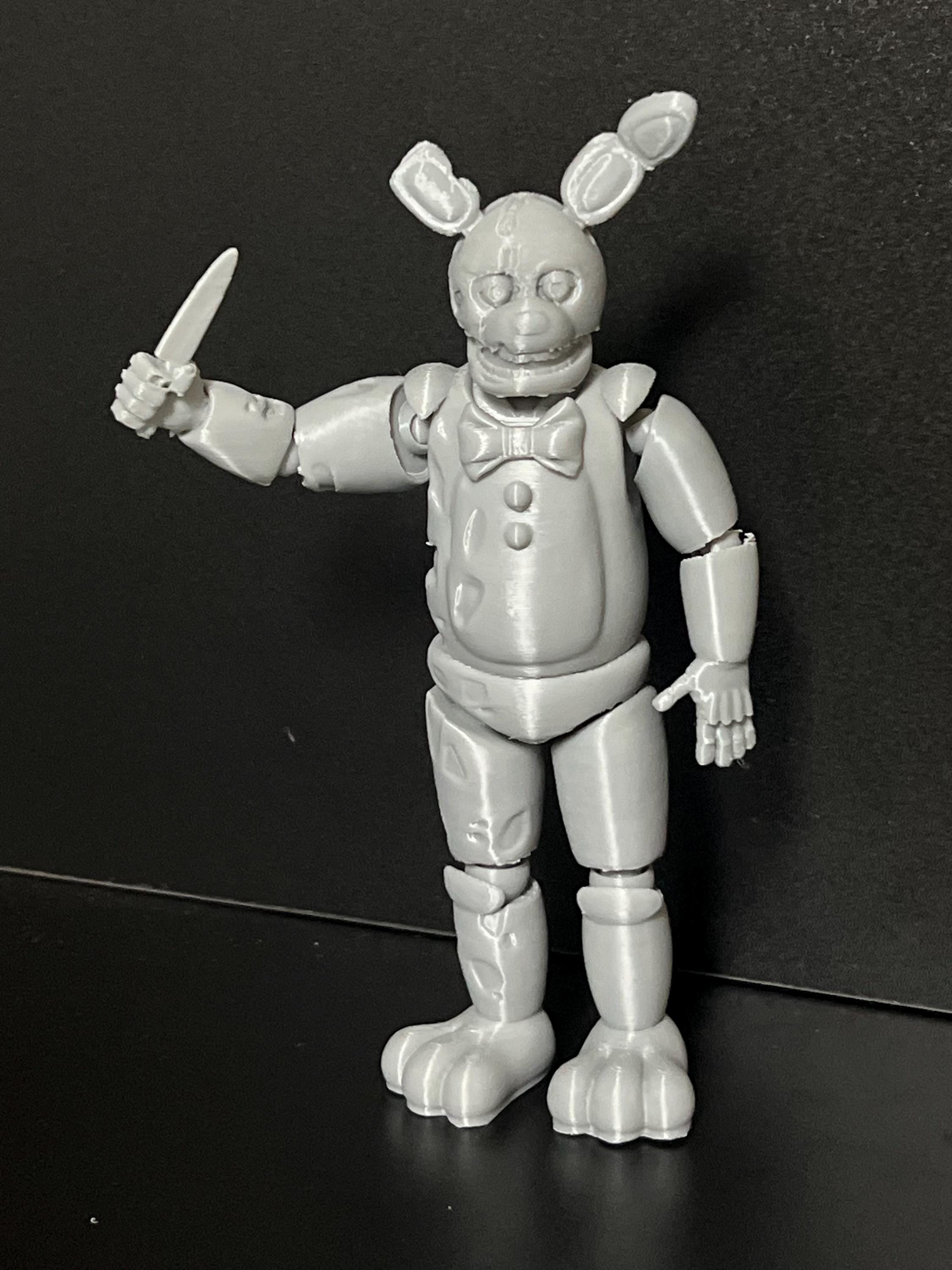F Naf Spring Trap Yellow Rabbit NEW Yellow Rabbit / Springtrap Custom FNAF Five Nights at Freddy’s ...