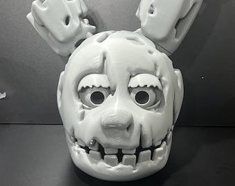 SpringTrap 着用可能なコスプレヘルメット FNAF ファイブ・ナイツ
