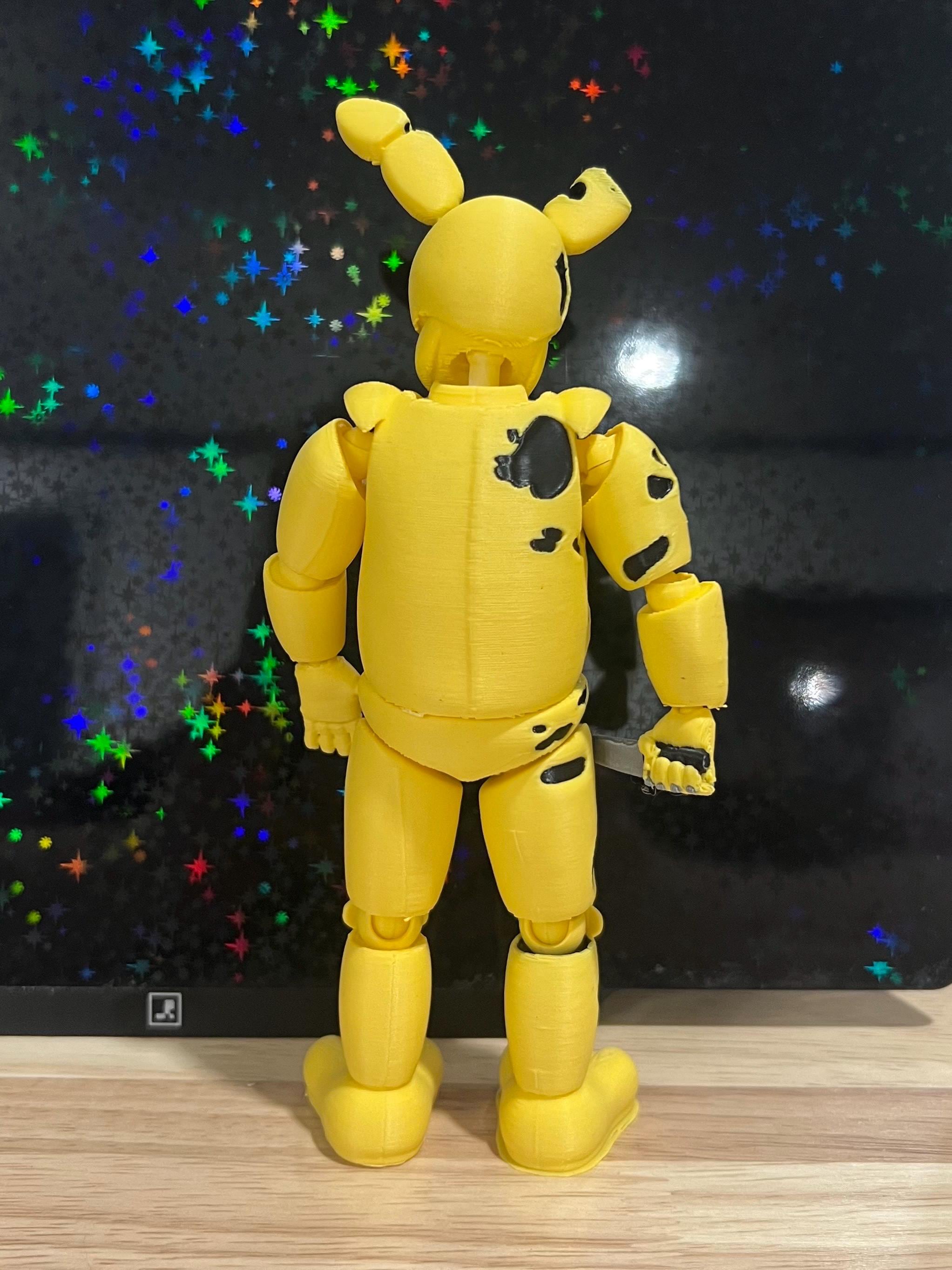 Yellow Rabbit / Springtrap FNAF Five Nights at Freddy's Figure - Etsy