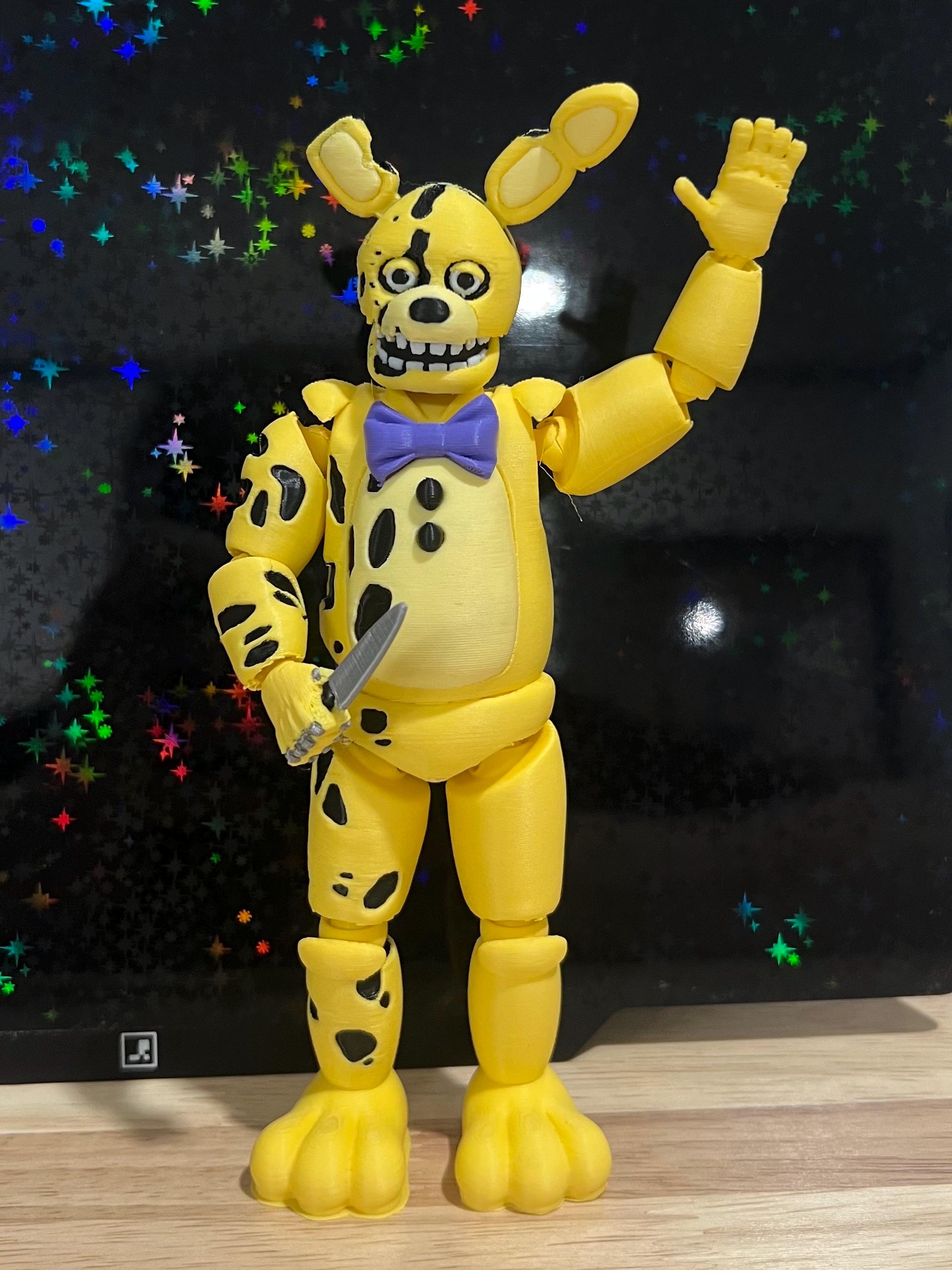Yellow Rabbit / Springtrap FNAF Five Nights at Freddy's Figure