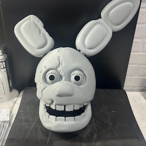 Yellow Rabbit / Sprintrap FULL HELMET FNAF Five Nights At Freddy’s Cosplay Art
