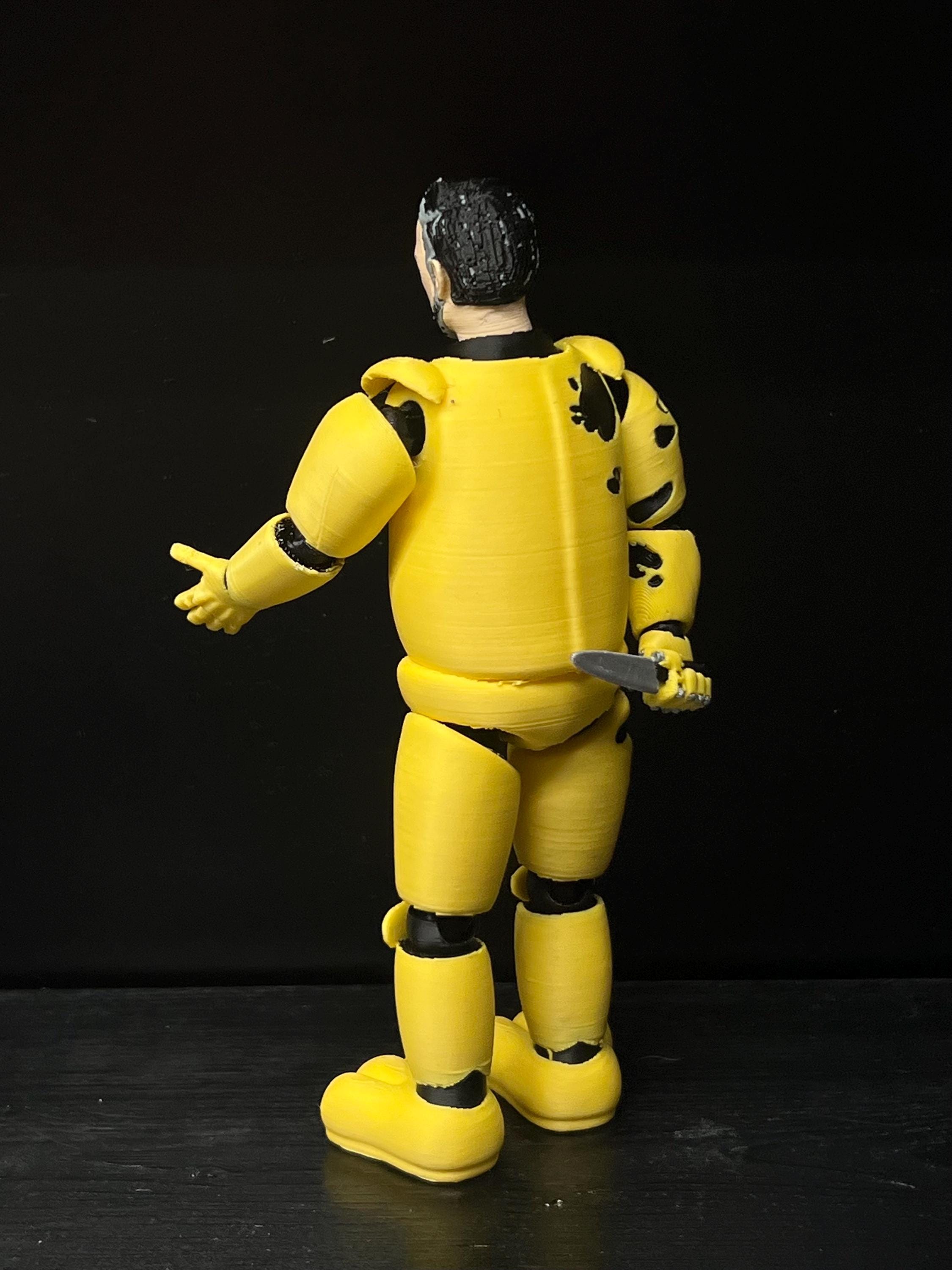 Yellow Rabbit Springtap Yellow Rabbit / Springtrap FNAF Five Nights at Freddy’s Figure MATTHEW ...