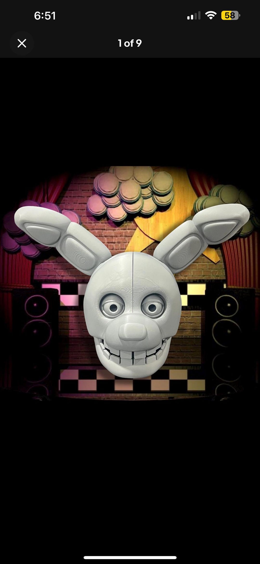 Spring Bonnie Cosplay HELMET FNAF MOVIE Five Nights at Freddy’s - Etsy