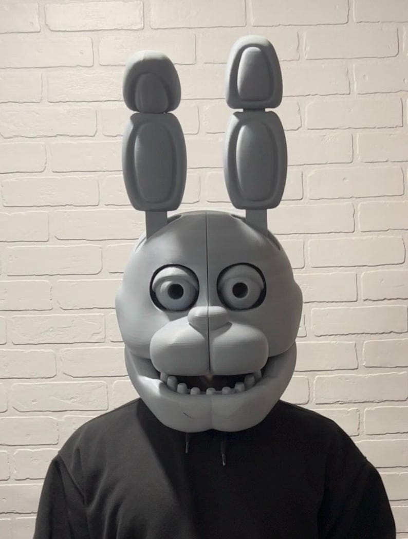 Spring Bonnie Mask Back Spring Bonnie Cosplay HELMET FNAF MOVIE Five Nights at Freddy’s - Etsy