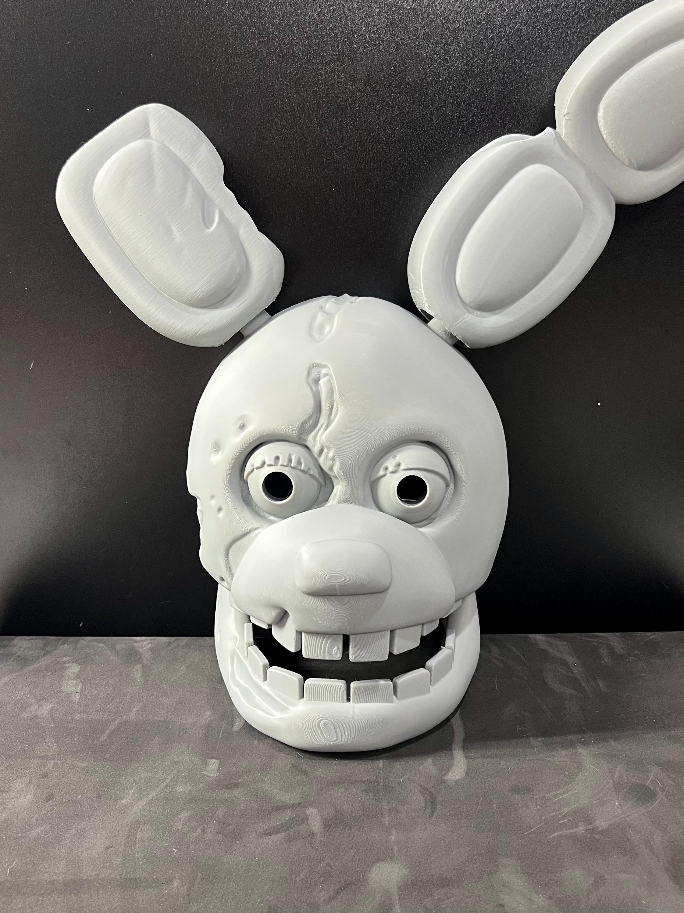 Yellow Rabbit / Springtrap Cosplay Mask / Wall Art FNAF Five Nights at ...