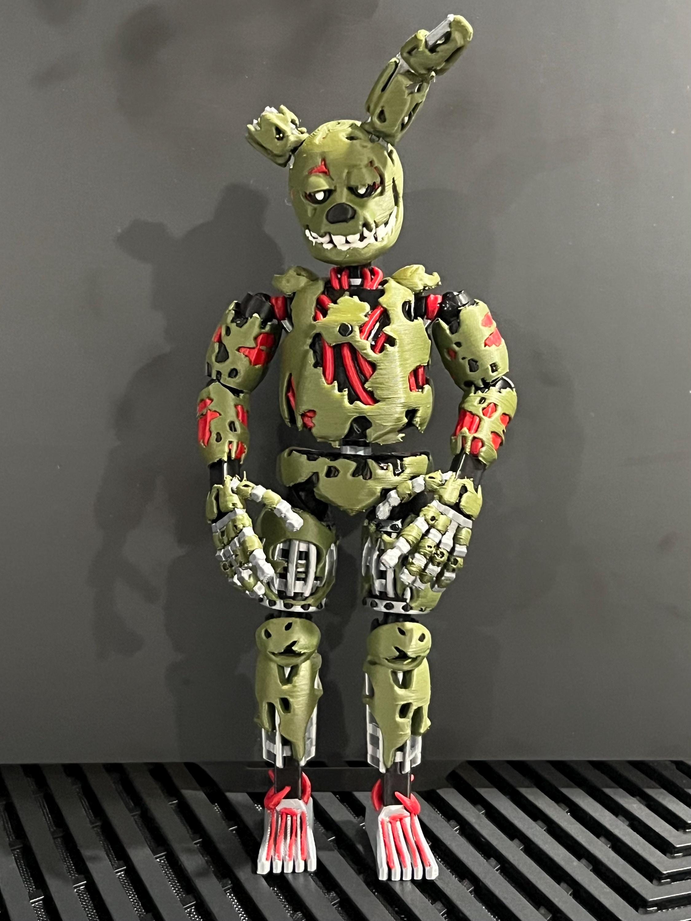 スプリングトラップ 可動式フィギュア FNAF 3 ファイブ・ナイツ