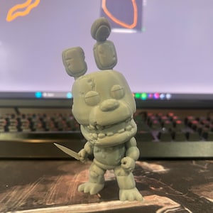 Conejo amarillo / Springtrap Funko Pop personalizado FNAF Five Nights At Freddy's