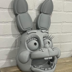 Toy Bonnie Life Size Wearable Mask / Wall Art FNAF Five Nights at ...