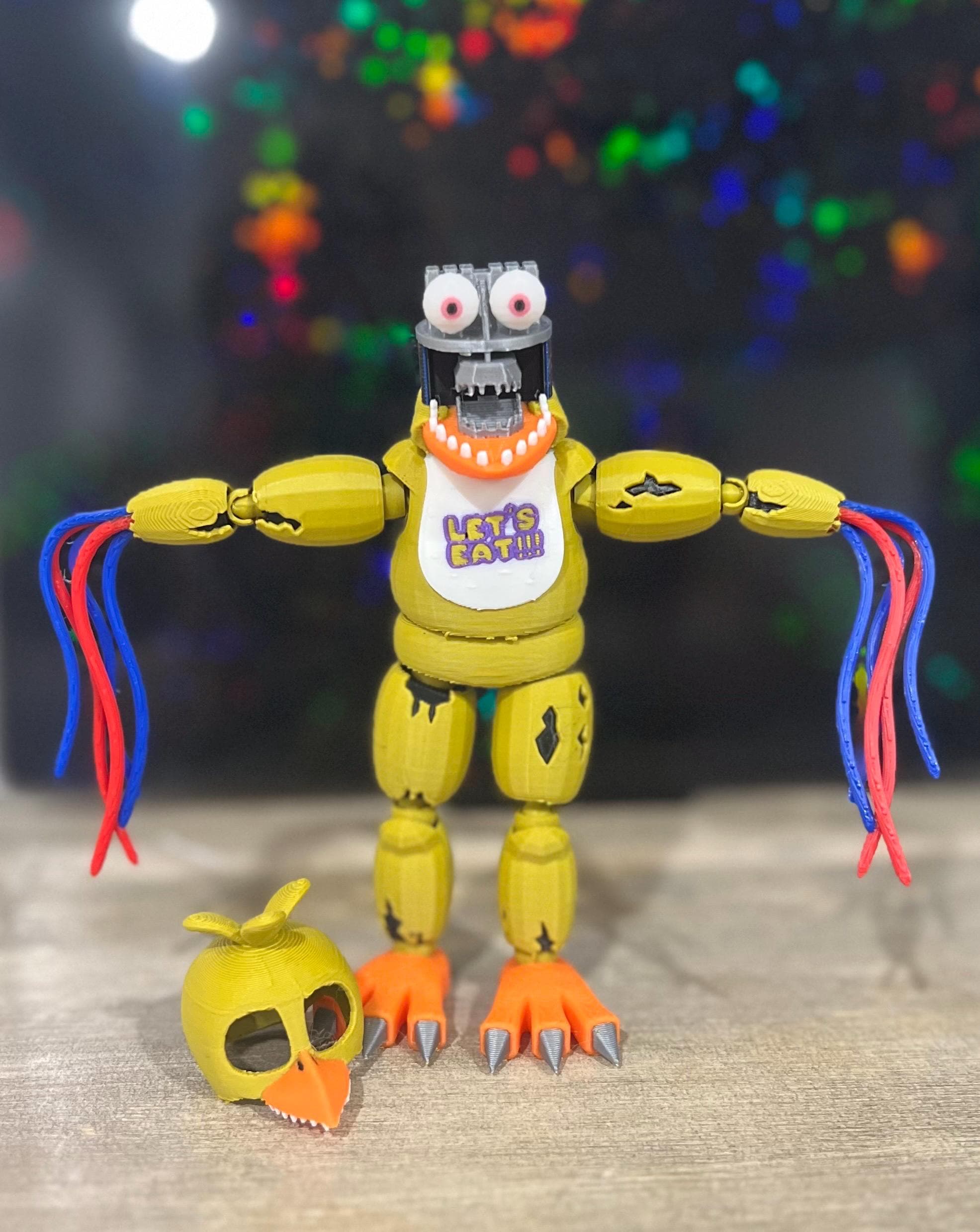Five Nights at Freddy's Chica フィギュア Jazwares Five Nights at Freddy's Classic Chica Office Set - 5-Inch