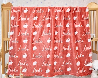 Kids Name Blanket, Personalized Name Blanket, Hospital Blanket, Baby Name Blanket,  Toddler Name Blanket, Name Blanket For Boy，Christmas