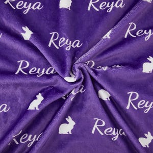 Personalized Name Blanket for Children, Customized Name Flannel Blankets for Kids,Baby Name Blanket,Great Gift for Birthday, Christmas