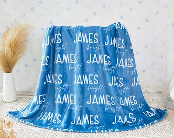 Manta personalizada para bebê com nome, manta com nome personalizado, manta para recém-nascido no hospital, presente personalizado para bebê, manta para enrolar o bebê com nome.