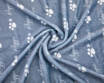Personalized Flannel Blanket, Custom Name Blanket