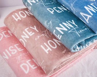 Baby Name Blanket,Newborn Name Swaddle,Personalized Baby Name Swaddle,Hospital Blanket,Baby Shower Gift,Custom BabyGift,Gift Kid BlueBlanket