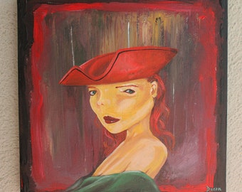 Scarlet - Original painting by Bobby Doran