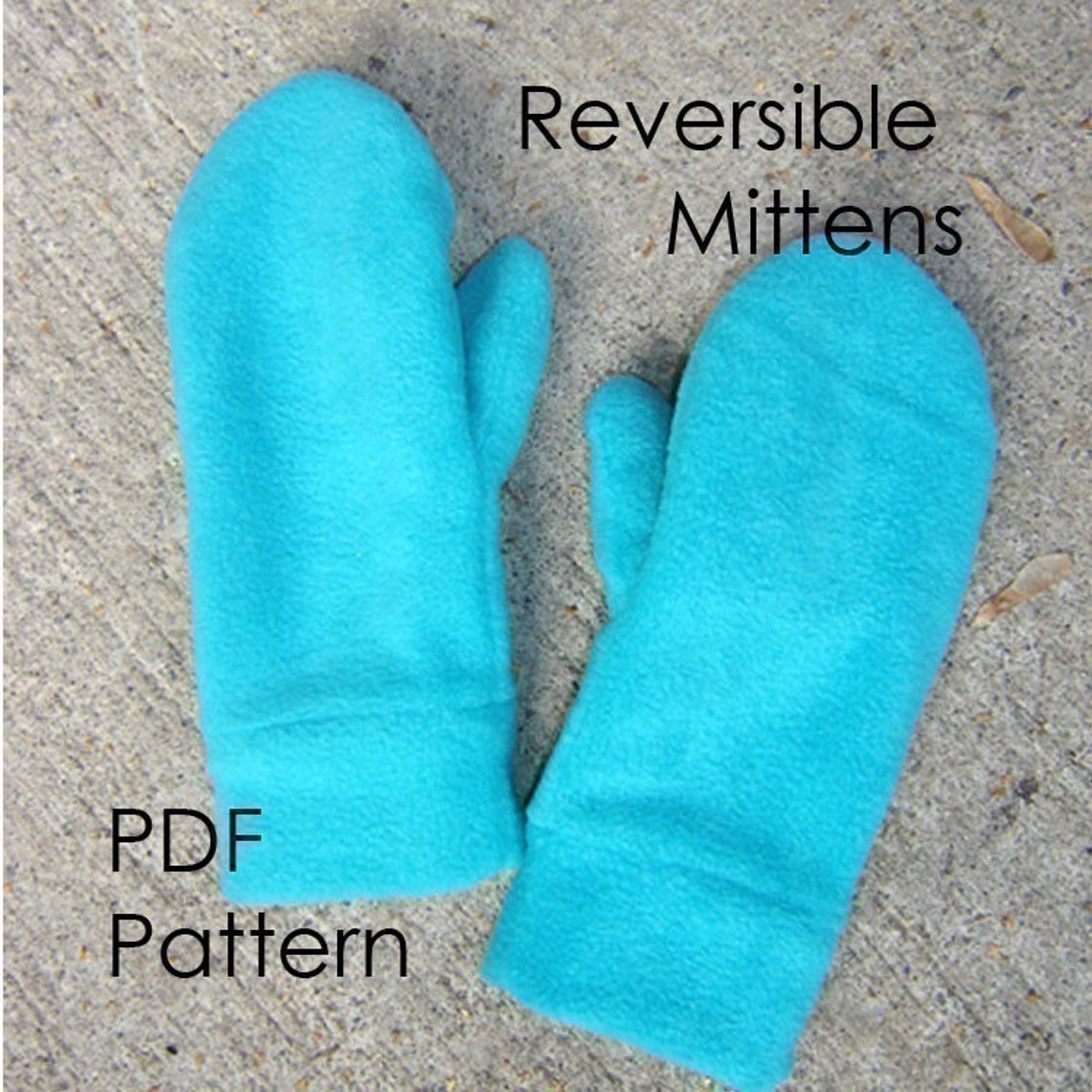 Mitten Sewing Pattern Reversible Mittens PDF Pattern You Etsy