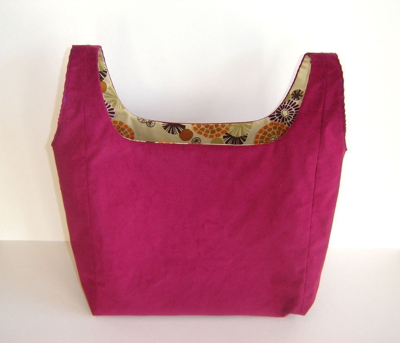 Tote Sewing Pattern Reversible Tshirt Shopper PDF Bag Etsy