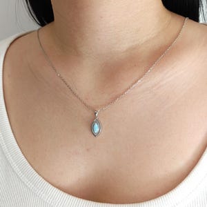 Larimar Mother of Pearl 925 Silver stud earrings, fashione minimalist earrings with natural stones, Larimar &quot;Something Blue for the bride&quot;