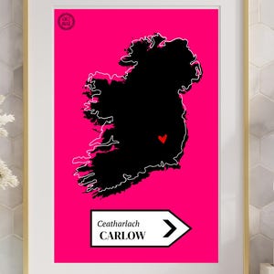 Custom Irish County Map - Print of Ireland – GRMA Club