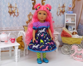 Alissa - Unicorn - custom Glitter Girl doll with wardrobe & accessories