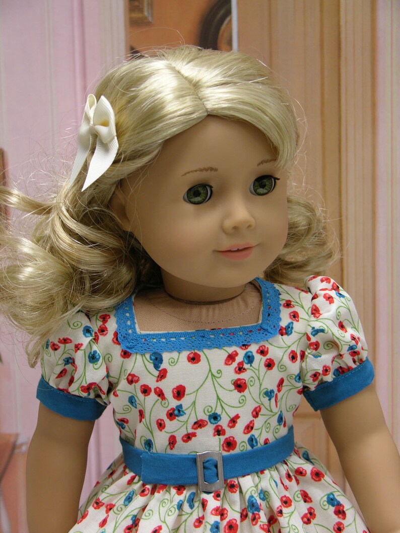 Pretty Poppy vintage dress for American Girl doll Sale Etsy