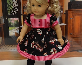 Sweetcakes- vintage style dress for American Girl doll